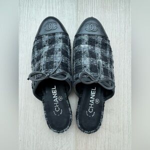 Chanel Wool Mules